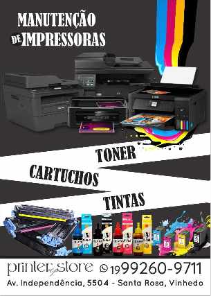Foto 1 - Toners- cartuchos e manutenção  de impressoras
